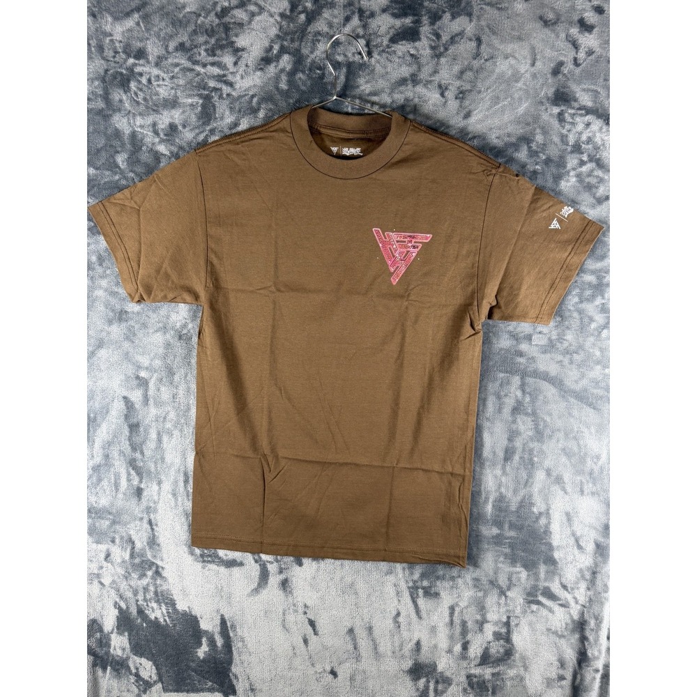 Hypland Yu-Gi-Oh Dark Magician Girl Shirt Mens Medium Brown Graphic Anime Tee